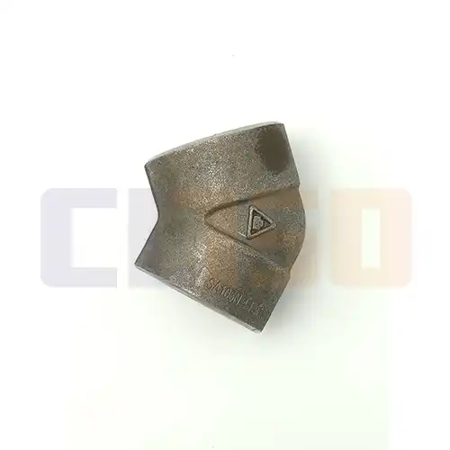 زانو 45 درجه دنده ای فشار قوی