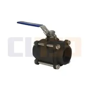 شیر گازی فولادی سه تکه